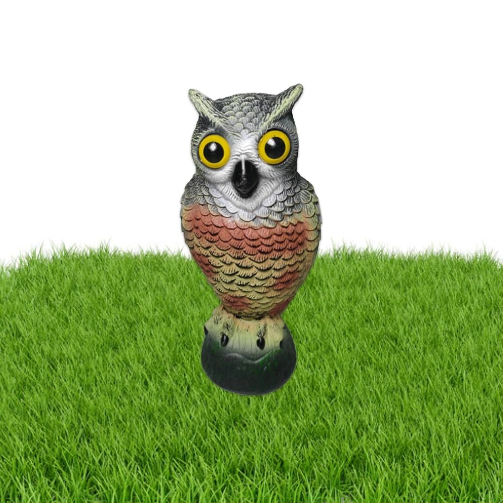 Amazon.co.jp: フクロウ 置物 鳥よけ 害鳥対策 カラス対策